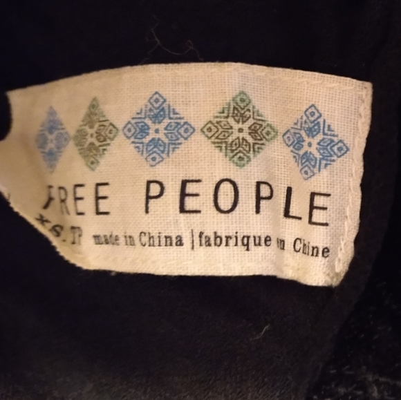 Free People Boho Crop Top XS - Picture 4 of 5
